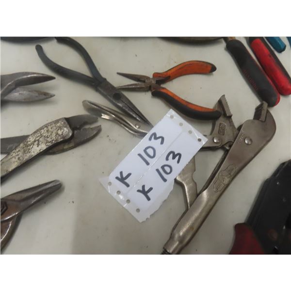 Vise Grip, Cutters, Pliers 
