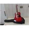 Image 1 : Traditions Model TG750 Red Acoustic Guitar with Soft Case
