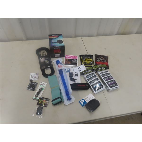 New Music Package, Guitar Holder, Picks, Tuner, 