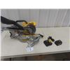 Image 1 : Dewalt Sliding Mitre Saw with Battery + Charger- Working