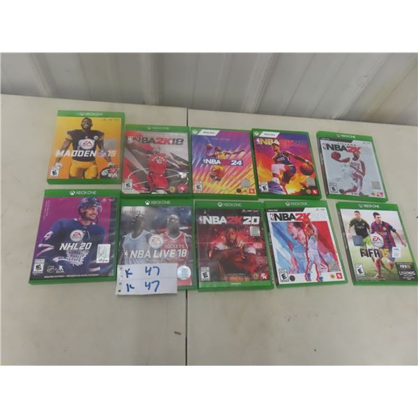 10x  XBOXone Video Games