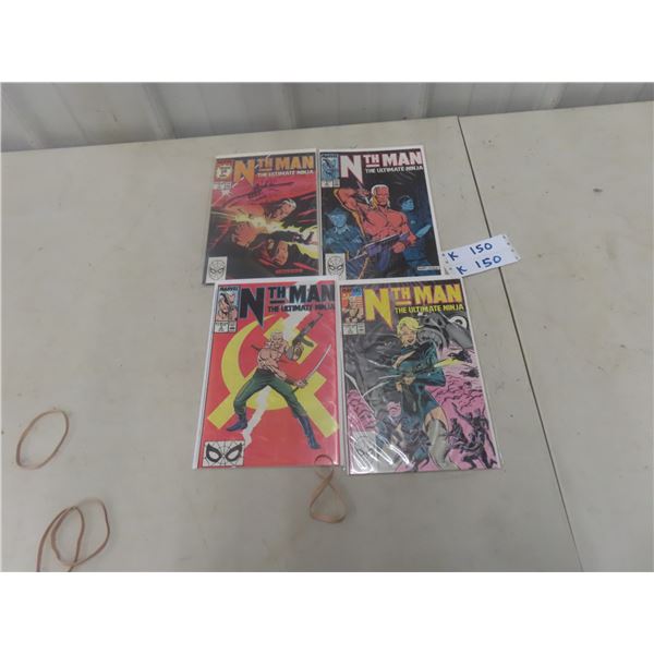 4 Comics Nth Man Issue 1st, 2nd, 3rd+4th