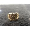 Image 2 : 10kt Gold Nugget Style Ring Size 7 1/2 3gr 