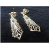 Image 2 : 10kt Gold Pair Earrings 2.8gr