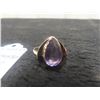 Image 1 : 14Kt Gold + Amethyst Size 9 Ring 4.6gr