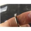 Image 2 : 10Kt Gold + Diamond Size 10. 1/2 2.1gr Ring