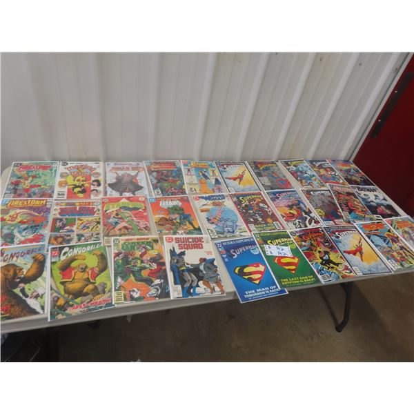30x Mixed Comics, Fire Storm, Green Lantern, Superman, Titans+