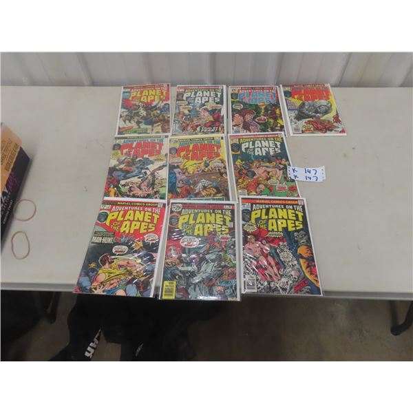 10x Planet of the Apes Comics Issue 1-10