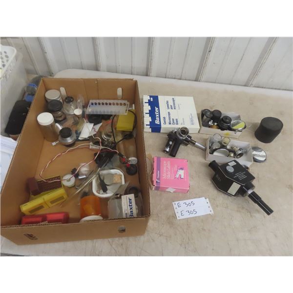 Microscope Lens, Glass Microscope, Accessories + Parts