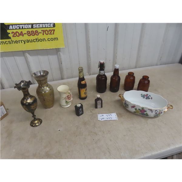Vases. Bottles