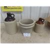 Image 1 : 2 Stoneware Jugs + Crock