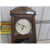 Image 3 : Oak Regulator Clock 31"x12"x7"