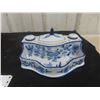 Image 2 : Stoneware Ink Bottle + Desk Ink Well Set