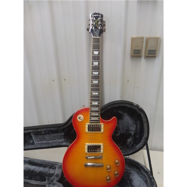 Epiphone Les Paul 1960 Tribute Plus Electric Guitar Faded Cherry Finish with Original Hard Case