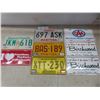 Image 1 : 8 License Plates- 4 Provinces, 4 - Advertising