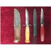 Image 3 : 2 Hunting Knives with Sheath Made