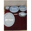 Image 1 : 7 Piec Luan Petal Blue Dishes 