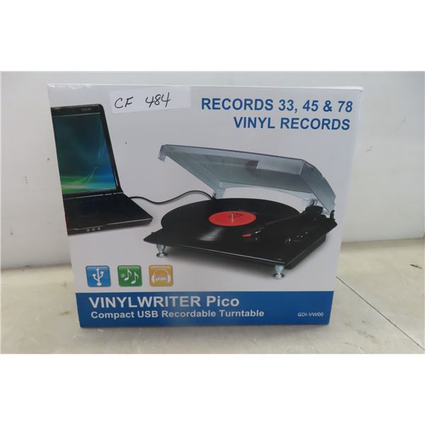 Vinyl Writer Compact USB Recordable 