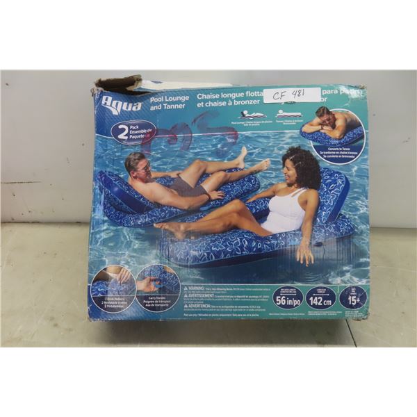 Aqua Pool Lounge + Tanner Float New Store Return 