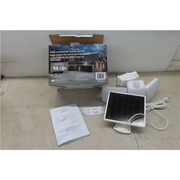 Lutec Motion Activated Solar Security LED Light 