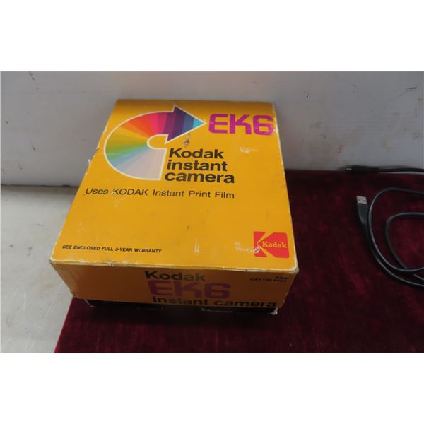 Kodak EK6 Instant Camera with Box