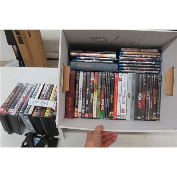 DVDs + Bluray: Harry Potter, Forrest Gump, Towering Inferno, Grease with Nifty 3 Upper Case