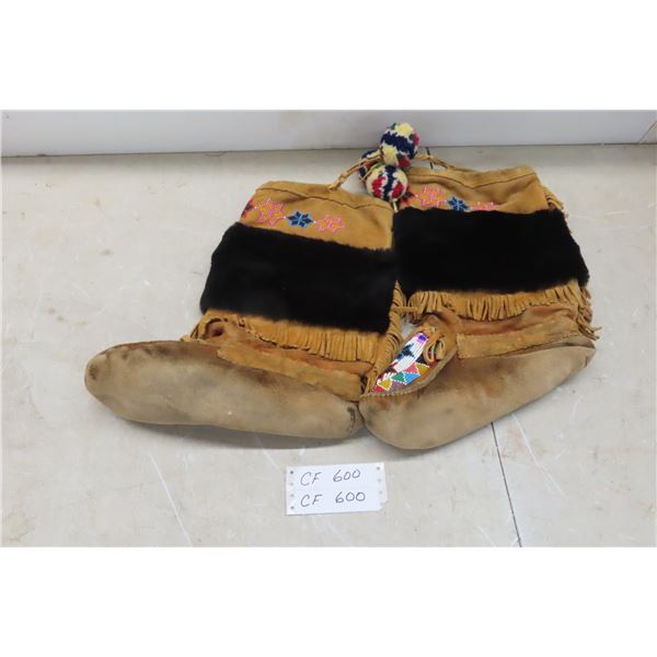 Beaded Mucklucks Sole Measures 11" 