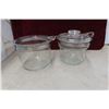 Image 10 : Pyrex Double Boiler, Stewing Pot, Trivot, SilverPlated Stand 