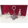 Image 2 : Pyrex Double Boiler, Stewing Pot, Trivot, SilverPlated Stand 