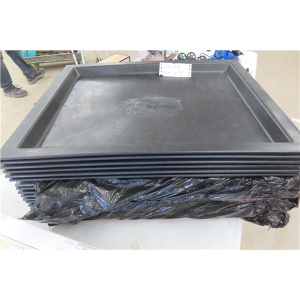 17 Plastic Plant Growing Trays 24x19 + 8 Plant Aquarium