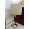 Image 2 : Table Lamp 26" High + What Not Wall Shelf 26x6x25