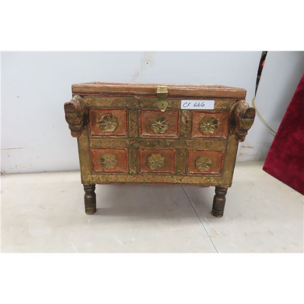 Murghal Style Storage Chest 16x18x9