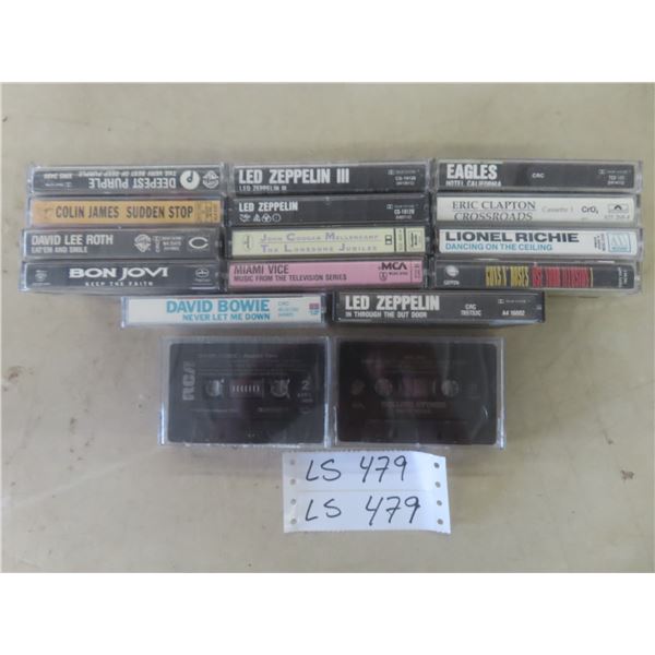 16 Cassette Tapes, Mostly Rock 