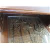 Image 9 : 2 Stepback End Tables with Detailed Oriental Carving Scene 22"x24"20"