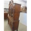 Image 5 : 1920s Reitzels Walnut China Cabinet 78"x19"x43"- Gorgeous Cabinet