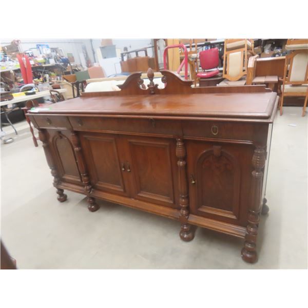 1920s Reitzels Walnut Buffet 44"x72"x24"