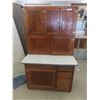 Oak Kitchen Housier Cabinet 71"x42"x23"