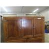 Image 2 : Oak Kitchen Housier Cabinet 71"x42"x23"