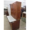 Image 6 : Oak Kitchen Housier Cabinet 71"x42"x23"