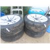 Image 2 : 4 Tires + Rims 285/45 R22  6 Bolt Chevy,