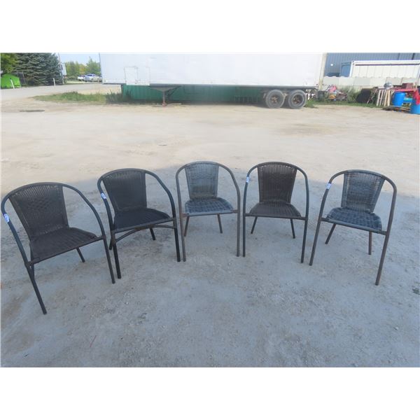5x Patio Chairs