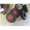 Image 2 : Wheels+ Rins for Gas Lawn Mower, Dollies + 