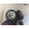 Image 3 : Wheels+ Rins for Gas Lawn Mower, Dollies + 