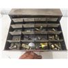 Image 3 : Imperial Brass Fittings with Metal Vintage Case 11 1/2"x 11 1/2"x 9"