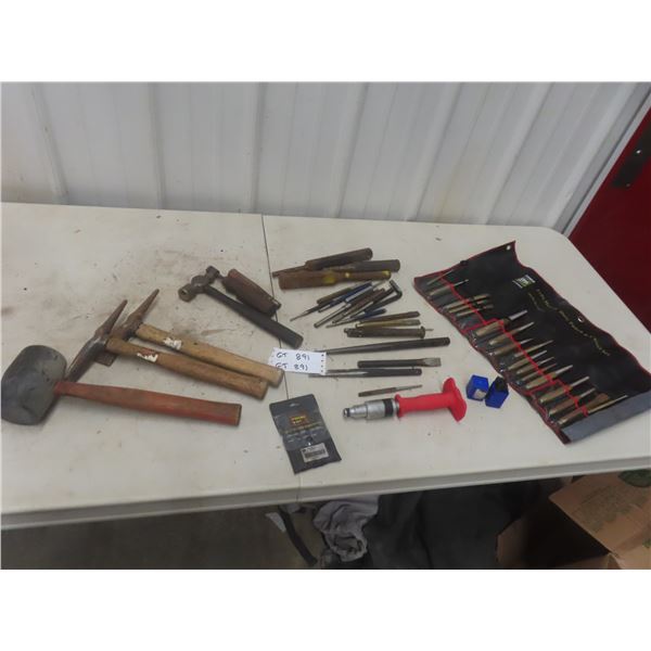 Chisels, Punches, Hammer- # Punch, Impact , Center Punch