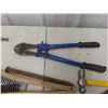 Image 3 : Vise Grip Clamps, Wire Brush, Bolt Cutter, Bolt Pin Hammer Plus