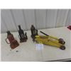 Image 1 : 3 Hydraulic Bottle Jacks + Floor Jack