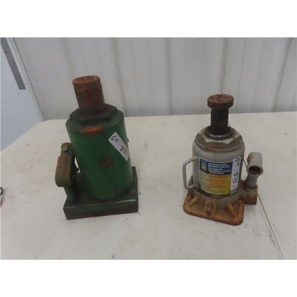 2 Hydraulic Bottle Jack 1) 20 Ton   1) Larger