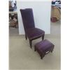 Image 1 : Occasional Chair with Ottoman Hinged Top fo