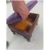 Image 8 : Occasional Chair with Ottoman Hinged Top fo